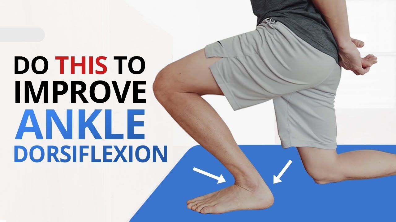 INCREASE Ankle Dorsiflexion: 4 Unique Exercises (NOT Calf Stretches!)