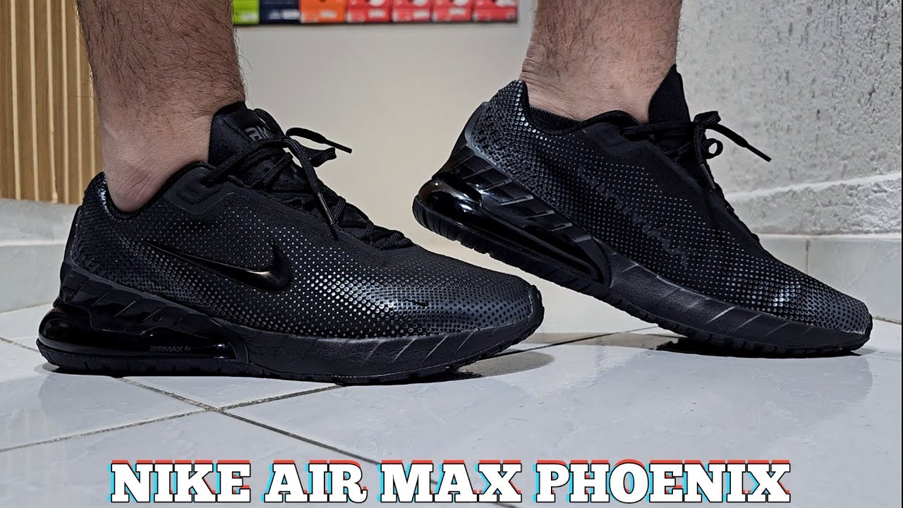 T&ecirc;nis Nike Air Max Phoenix Preto | Demonstra&ccedil;&atilde;o No p&eacute; | On Feet | T&ecirc;nis Casual Para o Dia a Dia