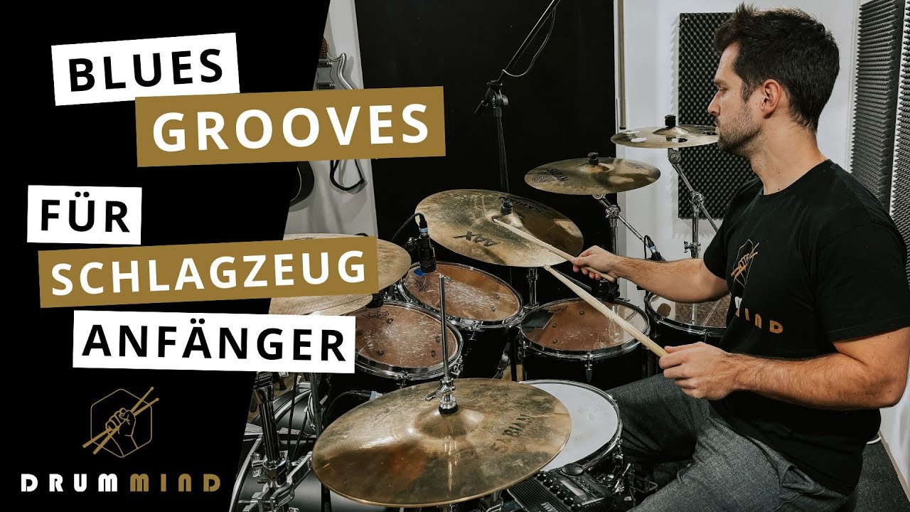 Blues Grooves für Schlagzeug Anfänger