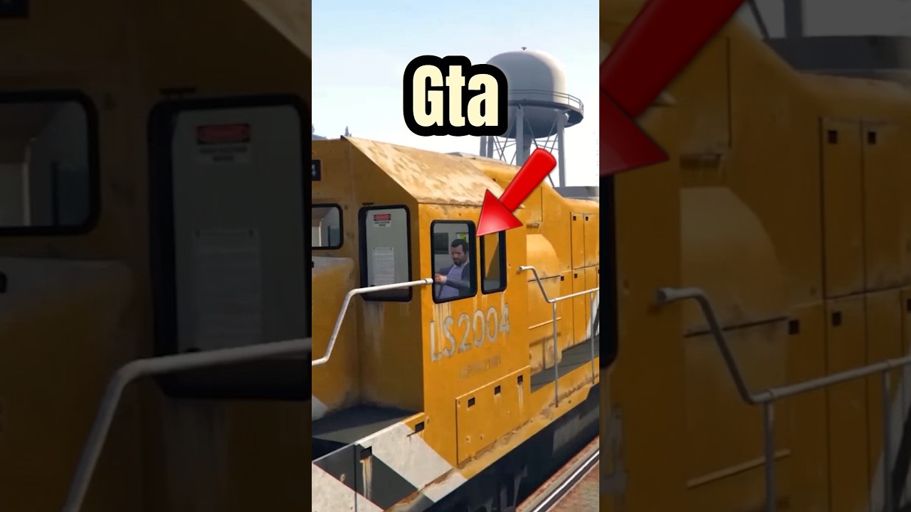 Управляй поездом в играх GTA #gta #gtav #gta6