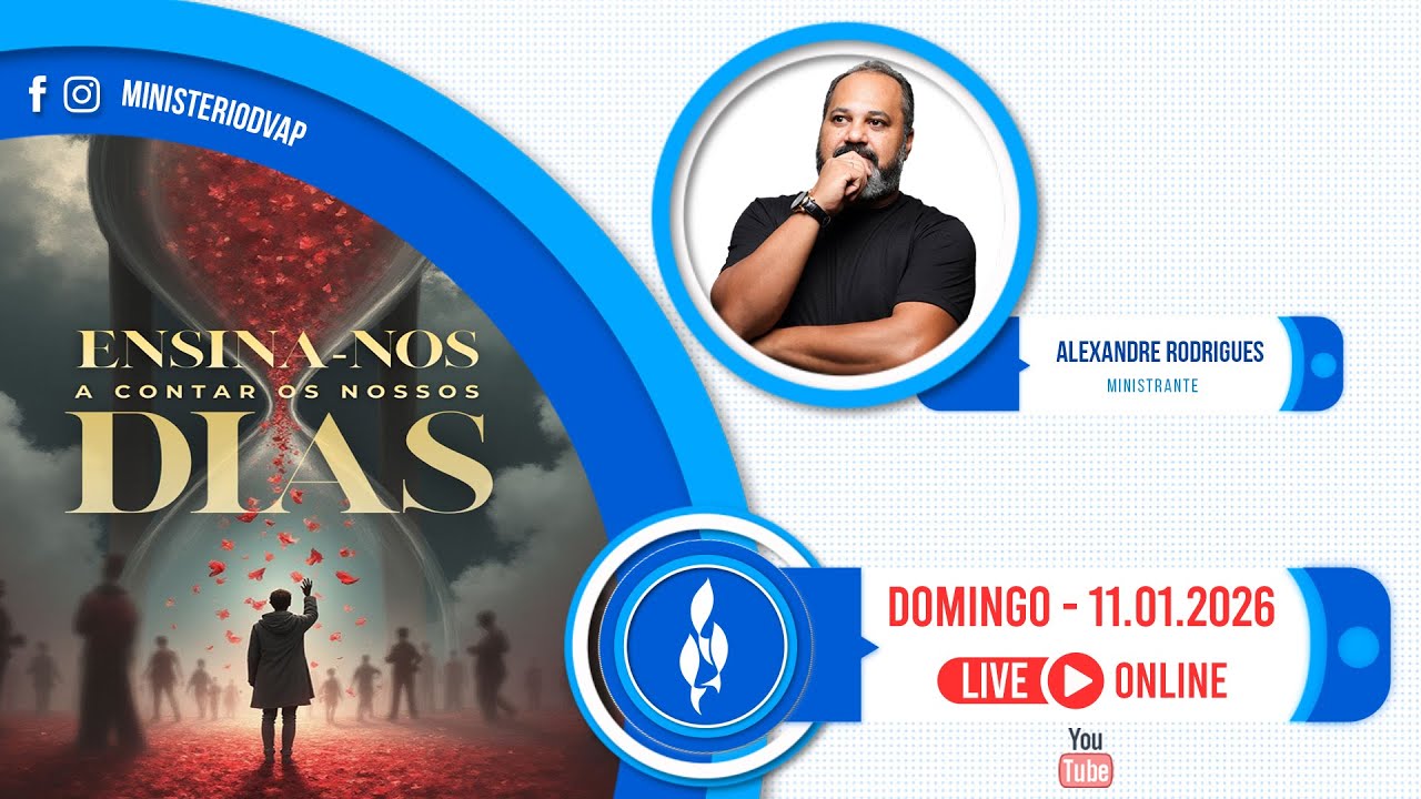 LIVE#D108/2026 - Ensina-nos a contar os nossos dias