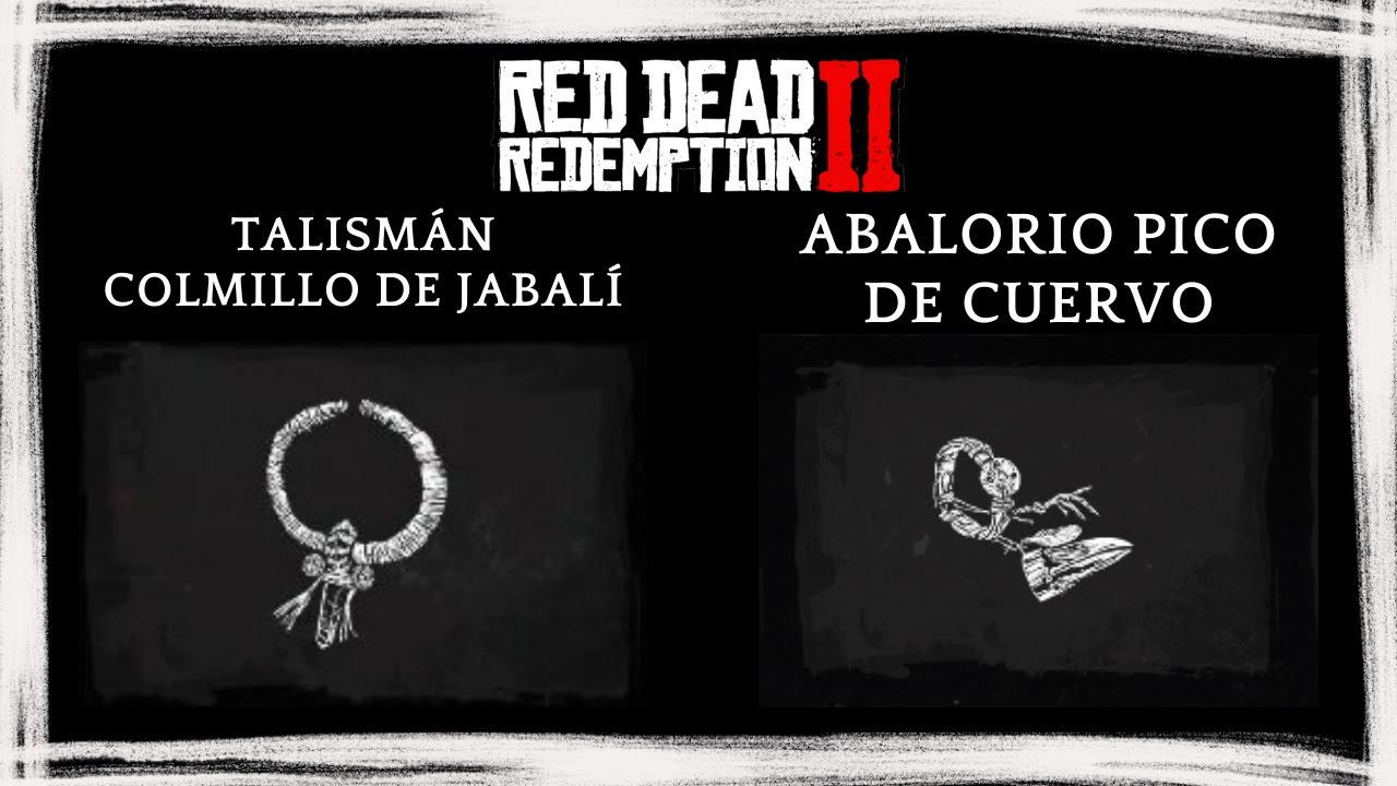 🟥⚡ ESTO NO ES SOLO DECORACIÓN ⚡🟥Talismán Colmillo de Jabalí y Abalorio Pico de Cuervo RDR2