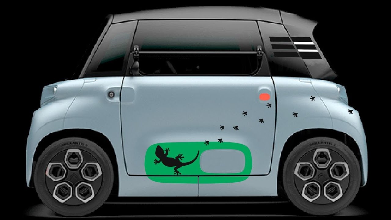 citroen AMI tuto pose gros autocollants
