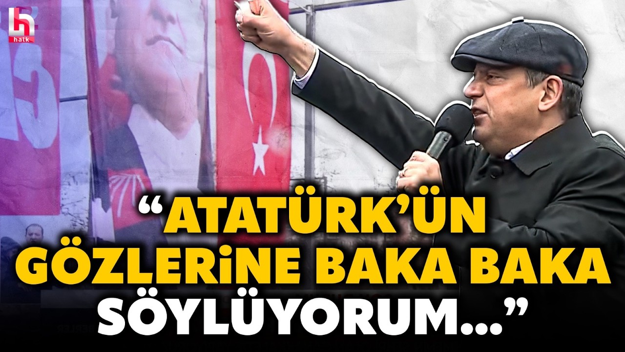 &Ouml;zg&uuml;r &Ouml;zel &Ccedil;anakkale'yi b&ouml;yle salladı! Atat&uuml;rk'&uuml;n huzurunda &ouml;yle bir s&ouml;z verdi ki... Tarihi anlar!