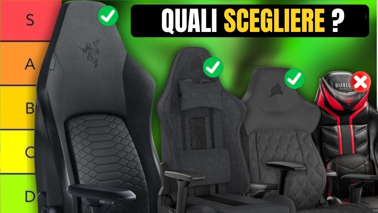 Le Migliori Sedie da Gaming Rapporto Qualità-Prezzo del 2026 [NON COMPRARE IL MODELLO SBAGLIATO]