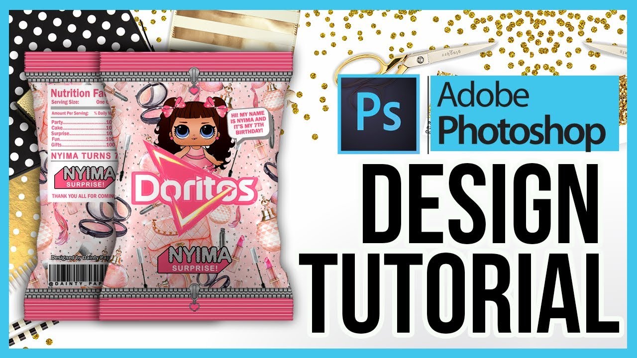 Chip Bag Design | Photoshop Tutorial