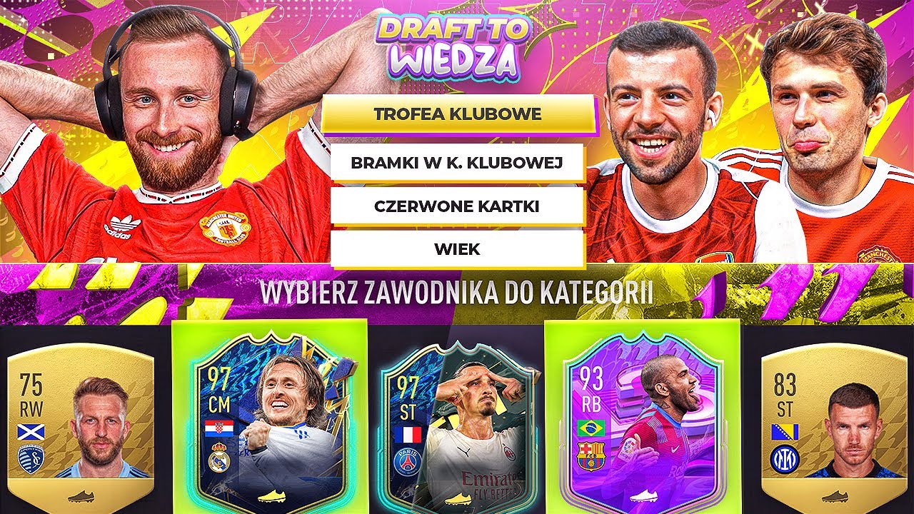 NAJTRUDNIEJSZE STARCIE?! DRAFT TO WIEDZA VS PIŁKARZYKI! FIFA 22