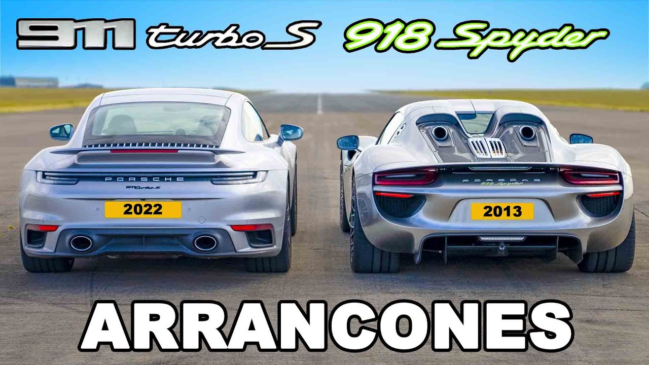 Porsche 918 Spyder vs 911 Turbo S: ARRANCONES