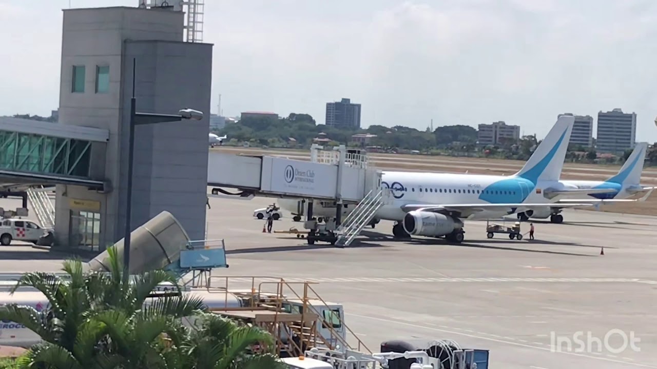 Despegues y Aterrizajes de Aviones en el Aeropuerto de Guayaquil (Jose Joaquín de Olmedo) parte 4