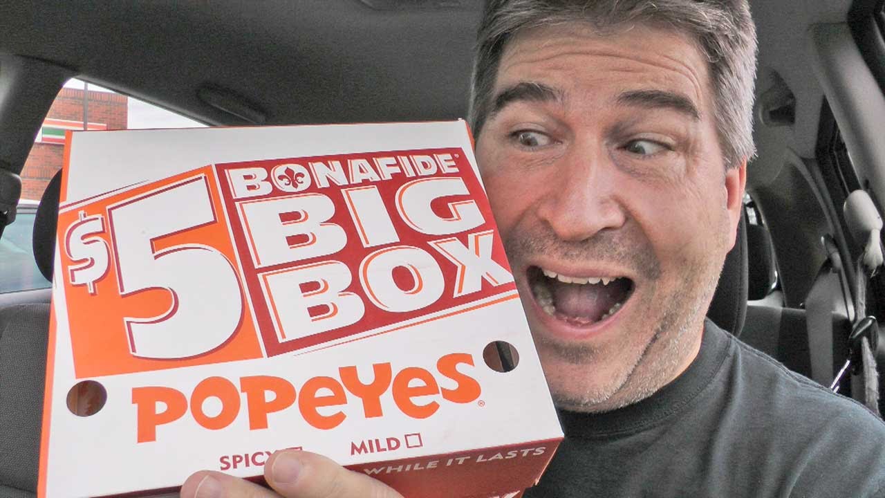 Popeyes $5 Bonafide Big Box Chicken/Chicken Tenders REVIEW 🐔