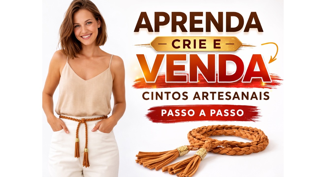Esse Cinto Simples Pode Virar Renda Extra | Aprenda o Passo a Passo