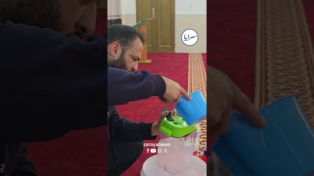 شاب أردني يطلق مبادرة لتعقيم وتعطير مساجد عجلون قبل حلول شهر رمضان