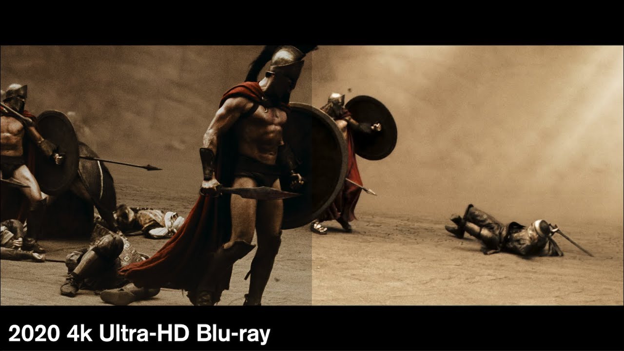 300 - 4k/Blu-ray Comparison [300th VIDEO]