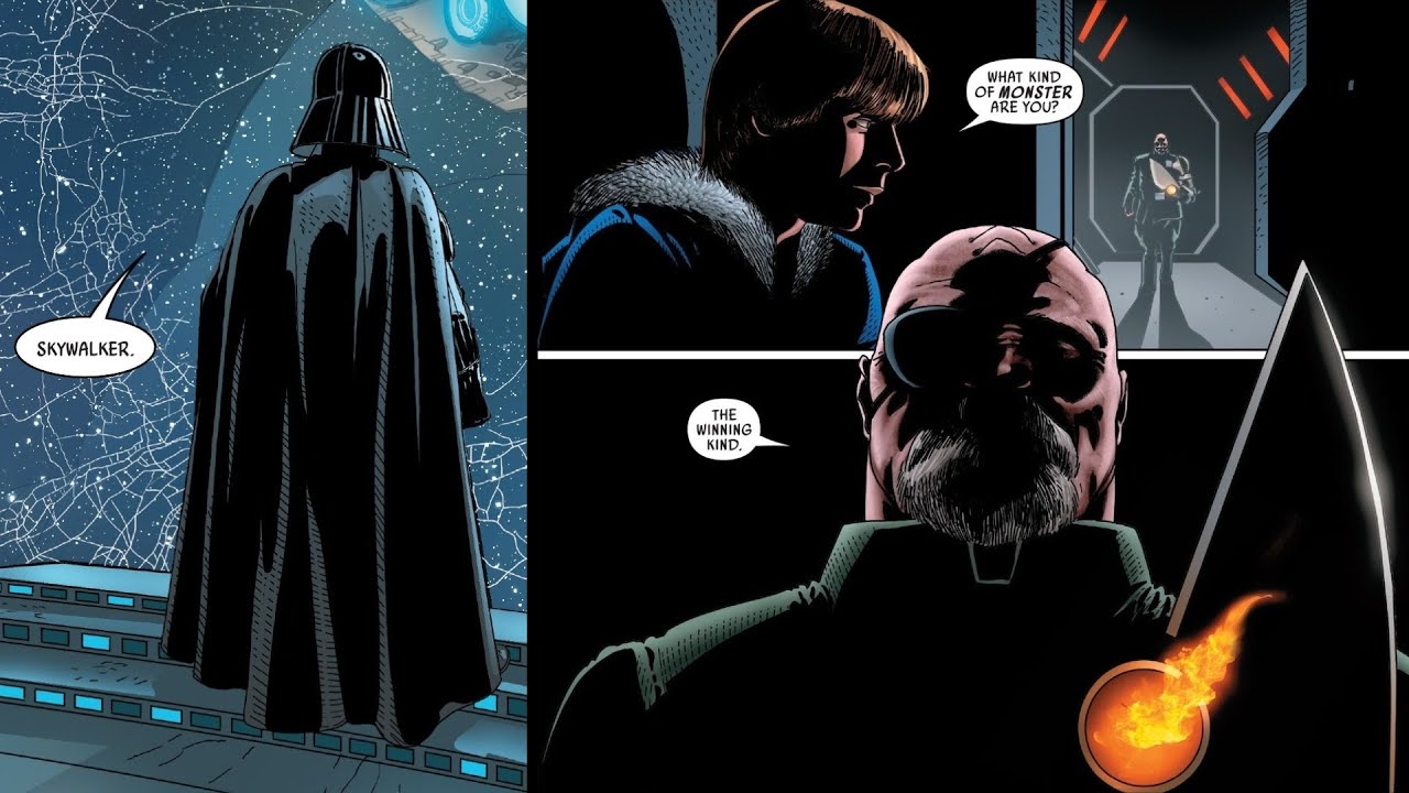 When Vader found out an Imperial Officer almost killed Luke [Canon]