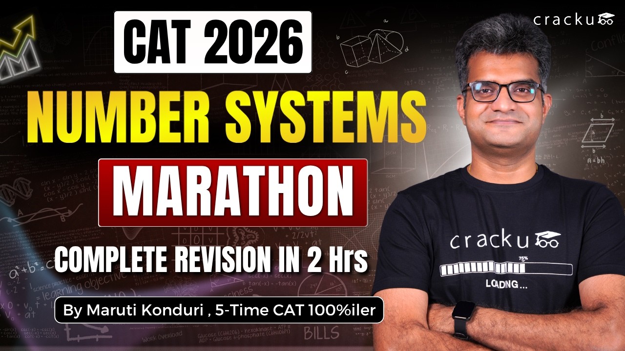 CAT 2026 Quant Number Systems Complete Revision 🔴 By CAT 100%iler | CAT Number Systems Questions