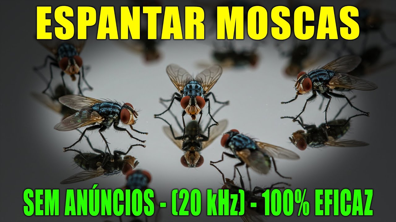 🔊 SOM PARA ESPANTAR MOSCAS 🚫🪰 | REPELENTE ULTRASSÔNICO 100% EFICAZ