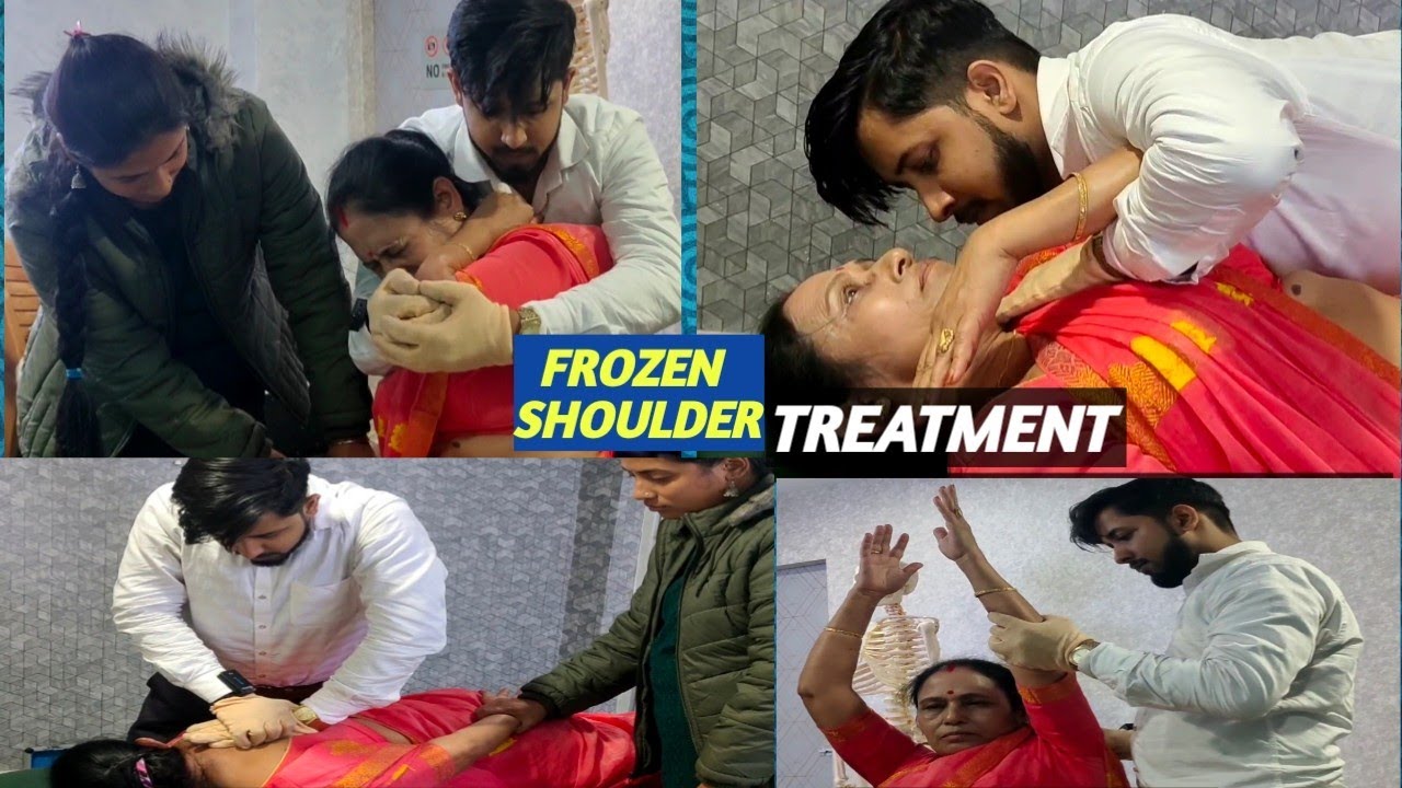 Lady Frozen shoulder Pain Gone in few sessions/ Satisfied with the Treatment 