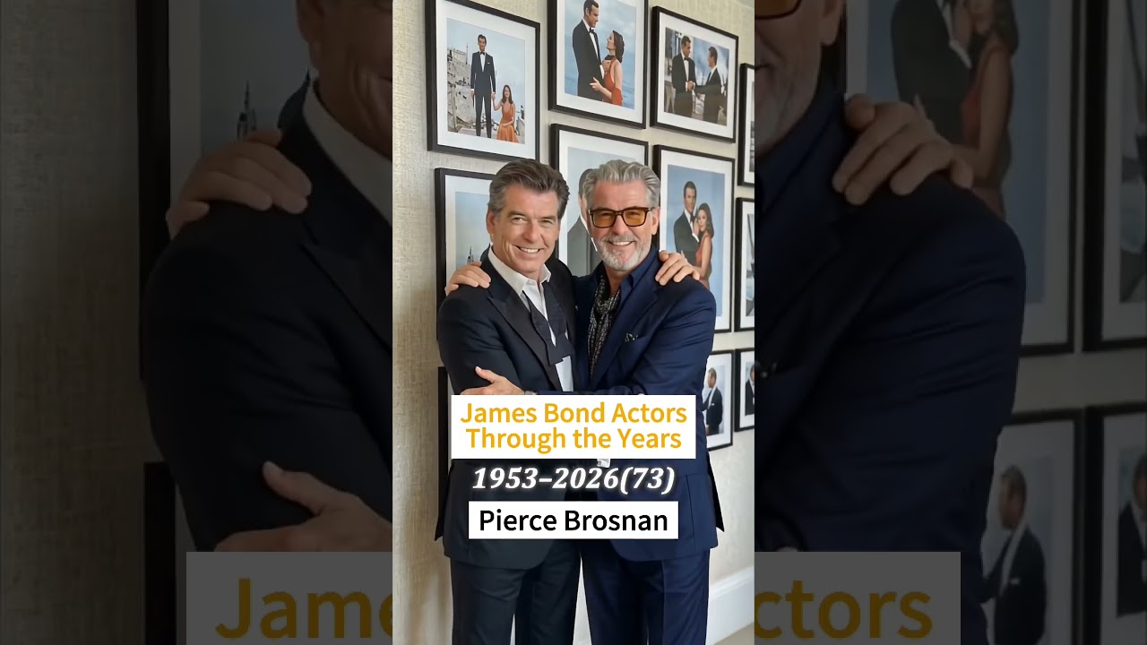 🕵️ James Bond Actors Through the Years #JamesBond #007 #MovieLegends