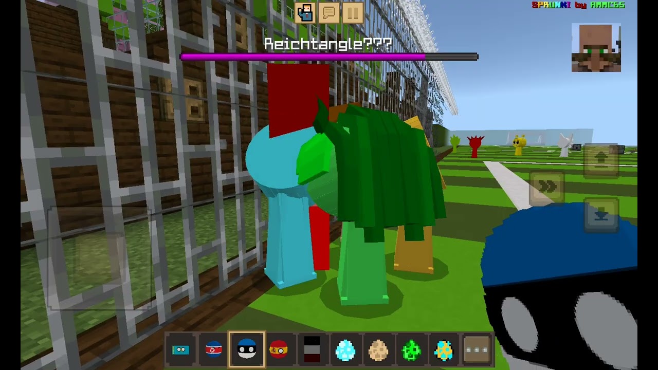 Countryballs vs sprunki in minecraft PE