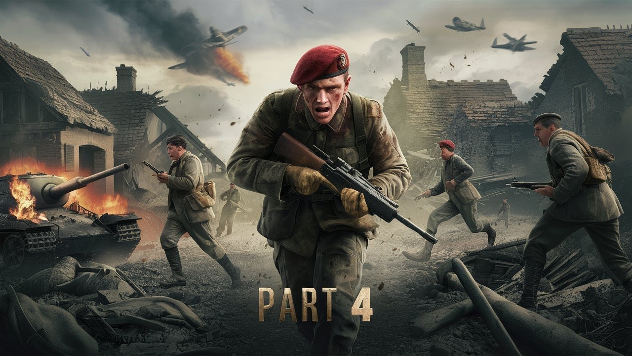 Call of Duty 2 Intense War Zone Gameplay No Commentary Part 4