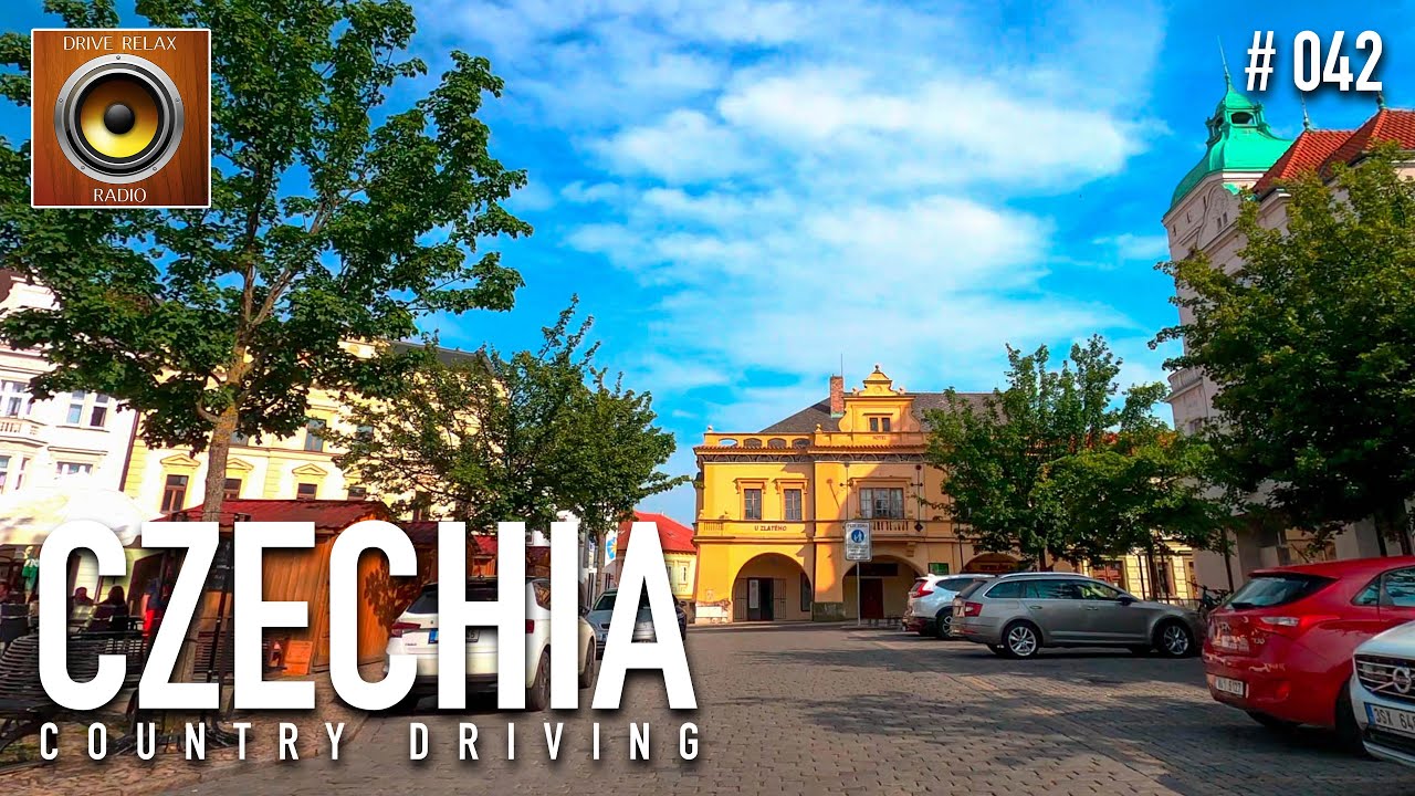 Czechia Driving Tour from Mělník to Brandýs nad Labem-Stará Boleslav 🎹 Czech Republic 4k HDR 60fps