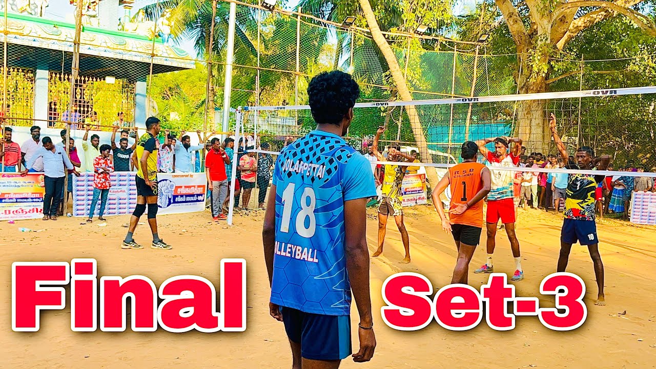 80000rs Final 🔥 | First Class Marana Mass match | Mayiladuthurai VS Aswin Team | Volleyball