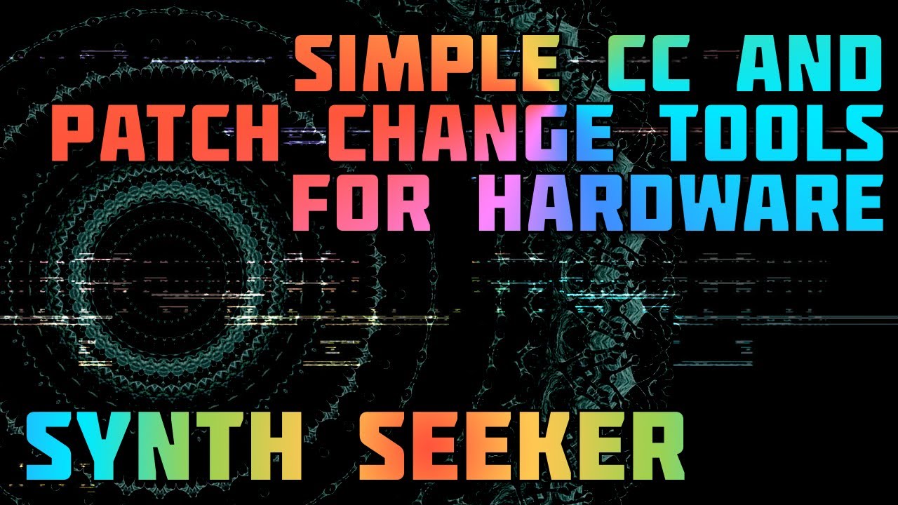 Simple CC and Patch Change Controls for Hardware Using Ableton Live.