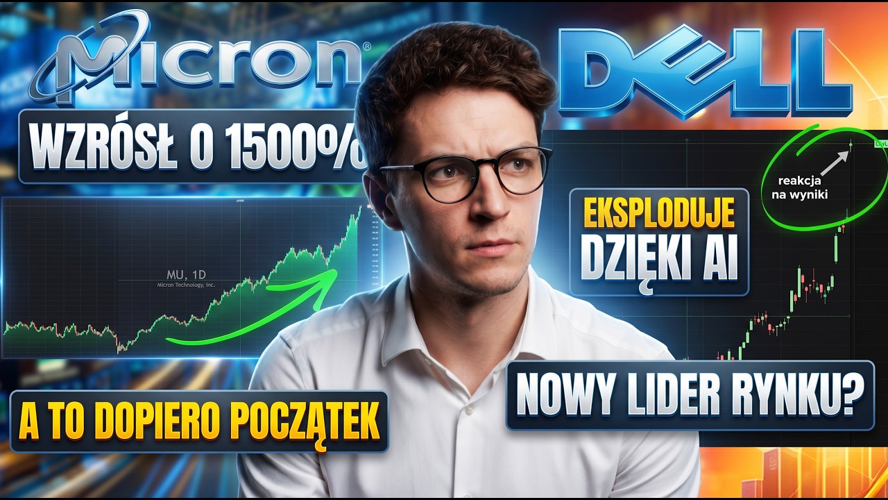 Micron +1500% i przed nami kolejne 100% wzrost&oacute;w? Wystrzał Dell i Ford. #GITnews