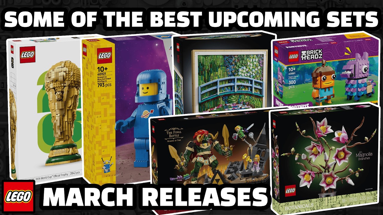 Some of the Best LEGO Sets Releasing in March!| Zelda | Maersk Returns! | WORLD CUP | LEGO News 2026