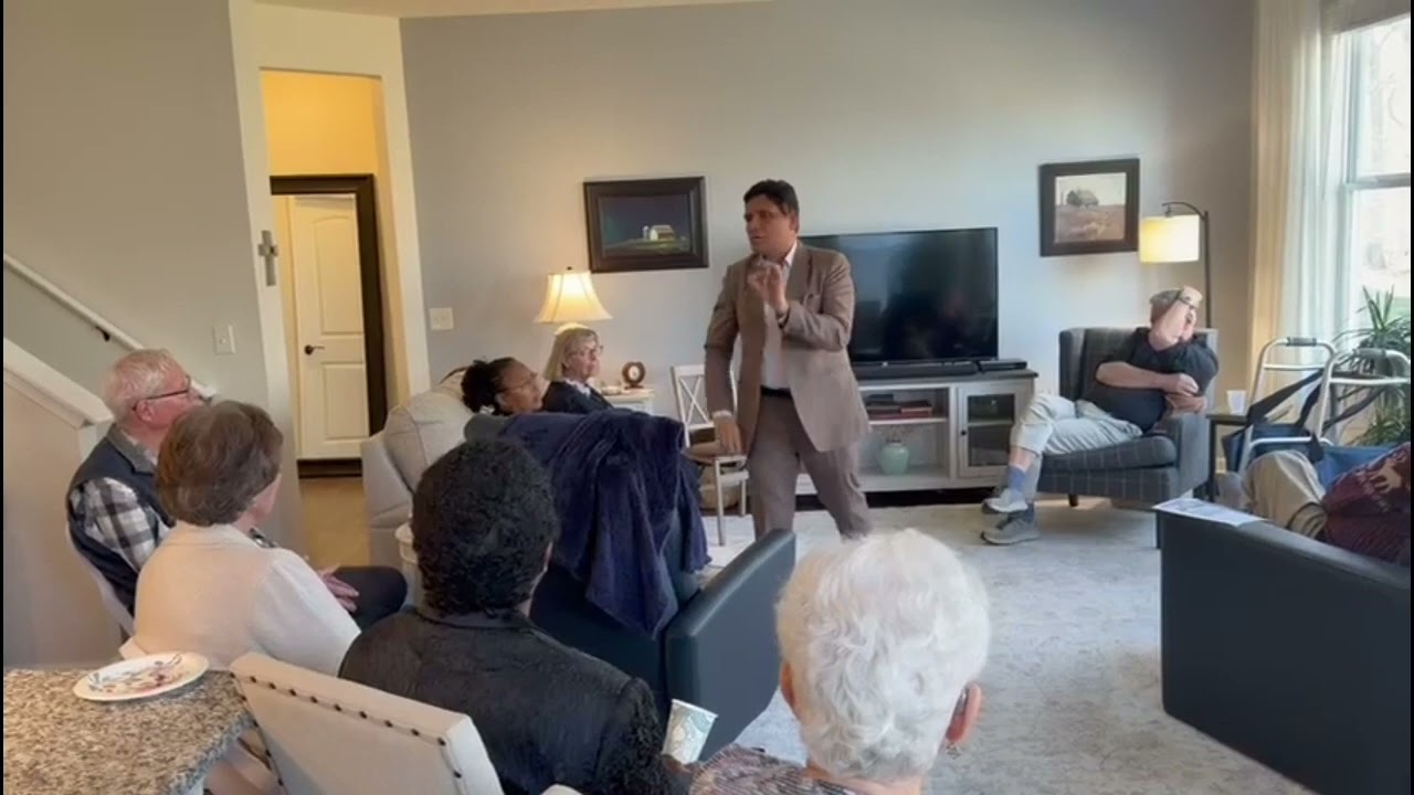 Emmanuel Doulat sharing with home group 