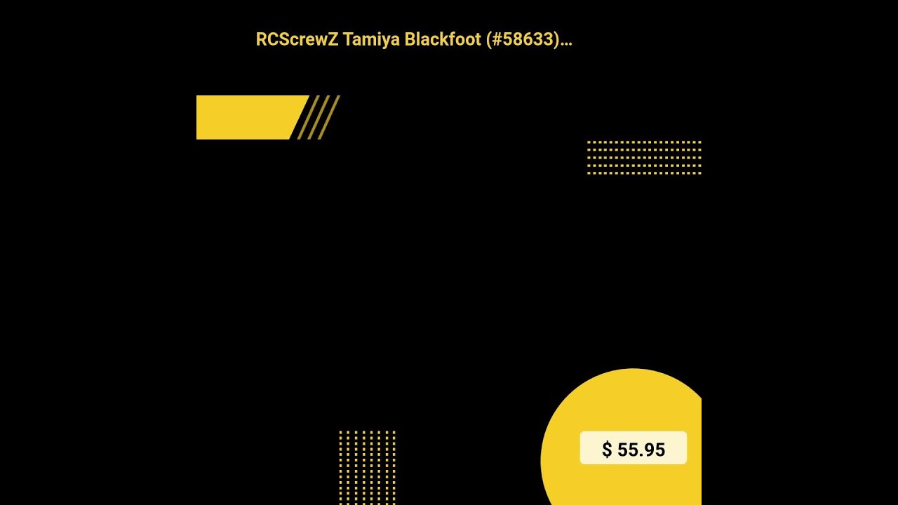 Get 15% Off on RCScrewZ Tamiya Blackfoot (