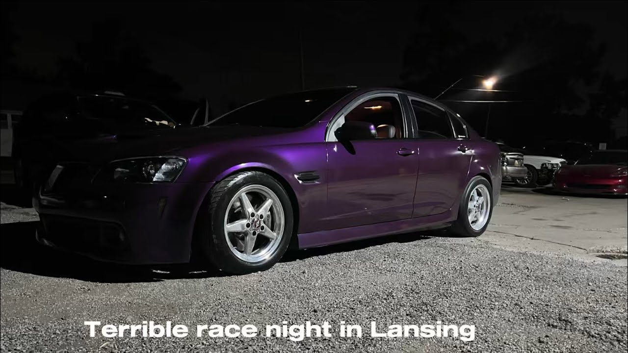 RACED MY G8 GT ON THE WORSE ROAD IN LANSING 