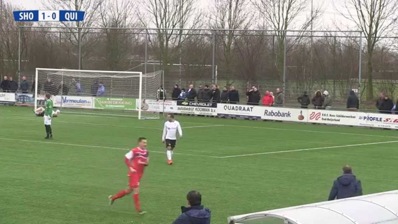 Wedstrijdbeelden SHO - Quick Boys