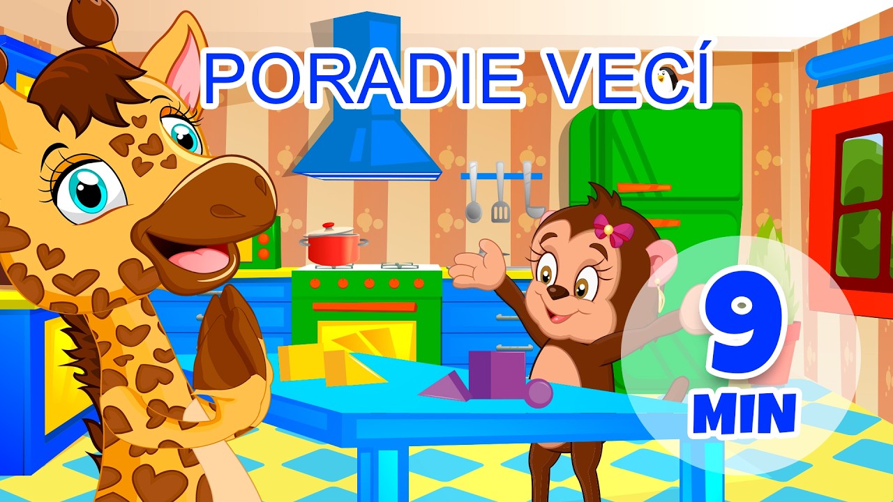 Poradie vecí - 9 min Giramille | Detské riekanky a pesničky