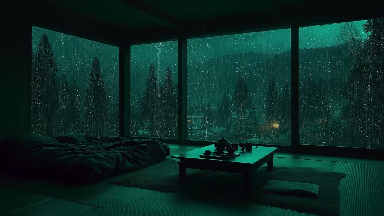 Rain Sounds for Sleeping ⛈️ | Calming White Noise to Help You Sleep & Reduce Stress