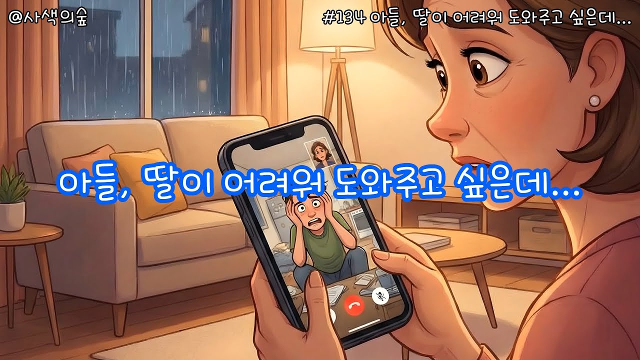 [사색의 숲] #134 아들, 딸이 어려워 도와주고 싶은데…