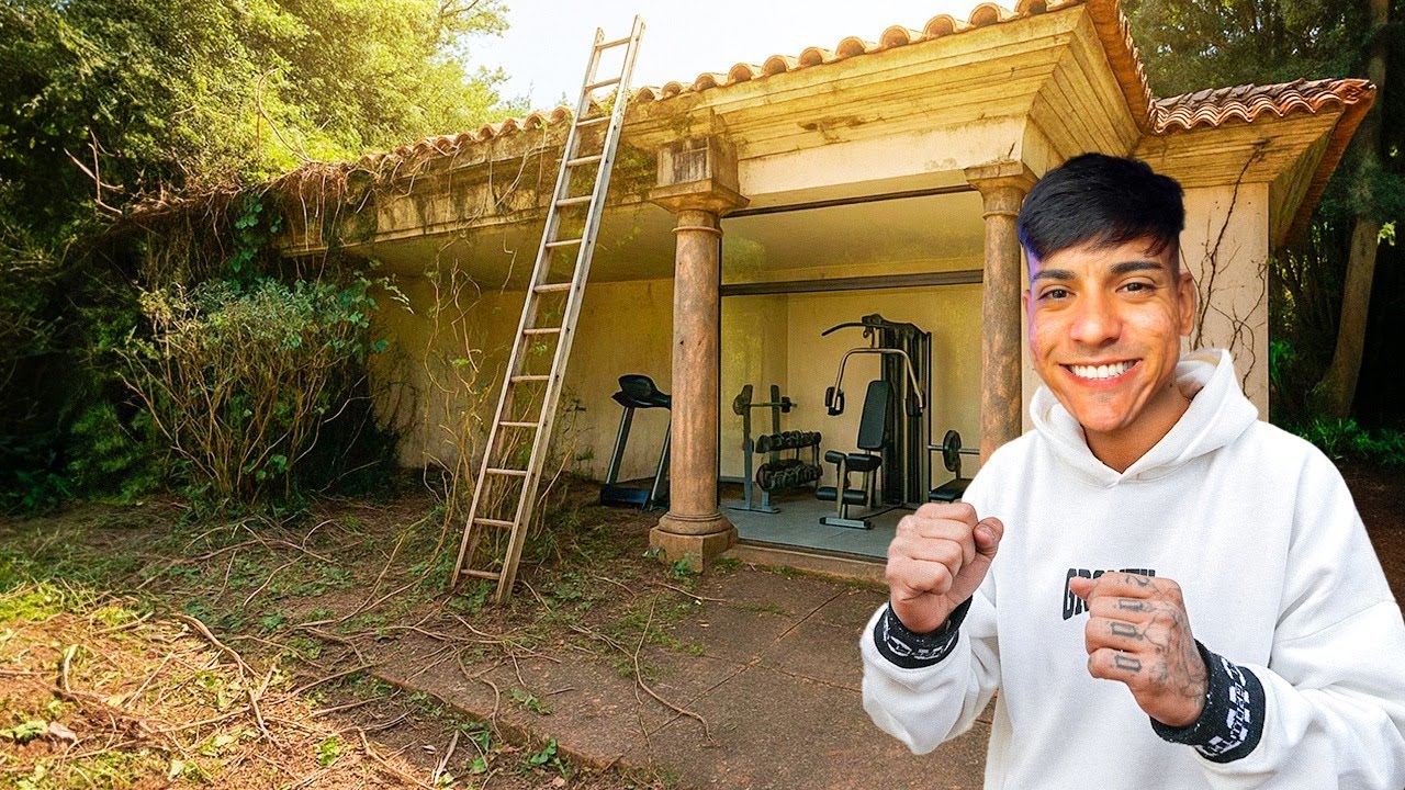 REFORMEI TODA A ACADEMIA NA MINHA CASA NOVA