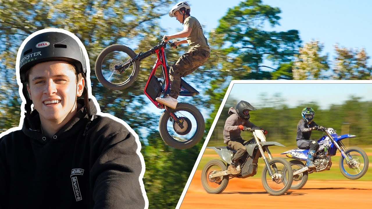 450 против Старка Варга, дрэг-рейсинг! Хайден BMX или метание топора??? Близкое противостояние с ...