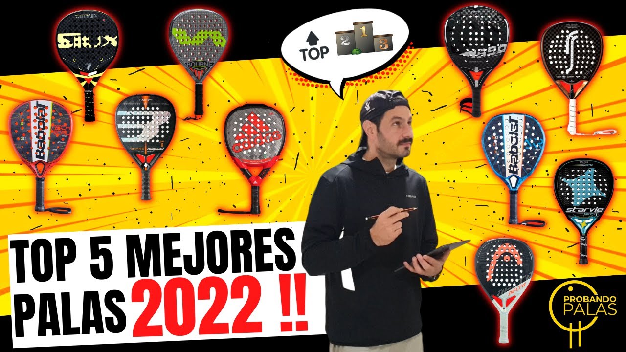 TOP 5: MEJORES PALAS 2022 !!! ¿Bullpadel, Head, Kuikma, Starvie, Adidas, Siux...??? 🥇🥈🥉 #padel