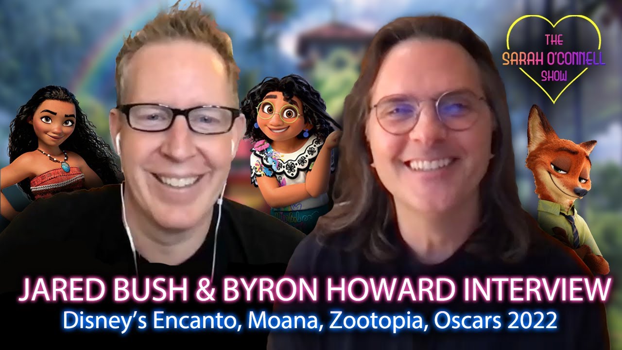 Jared Bush & Byron Howard interview - Encanto, Moana, Oscars 2022, Zootopia, Talking about Bruno!