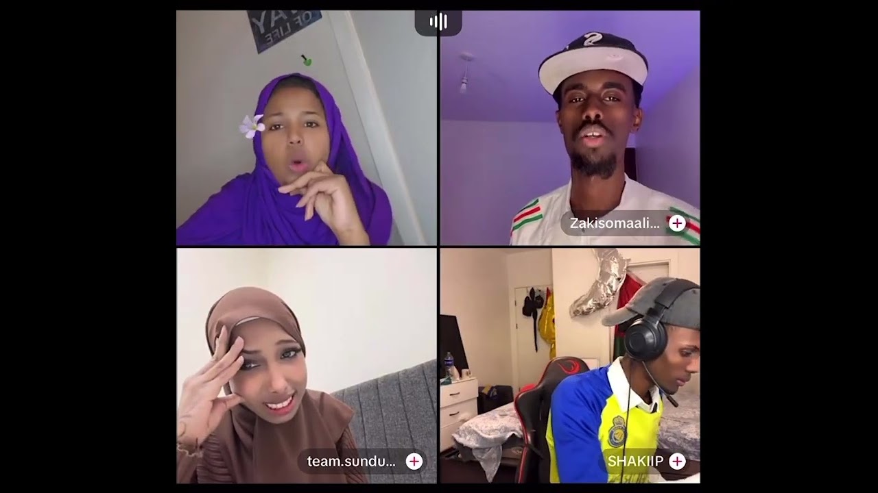 SALMA RIANA, SUNDUS AYAANLE, ADNA HENNA, SOWDA SHAKIIP, ZAKI SOMALI MARKOS & GABADHAADA IBAR KULAHAA