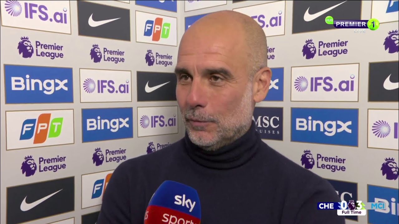 Интервью Пепа Гвардиолы после матча 🔥 | Челси против Манчестер Сити 0-3