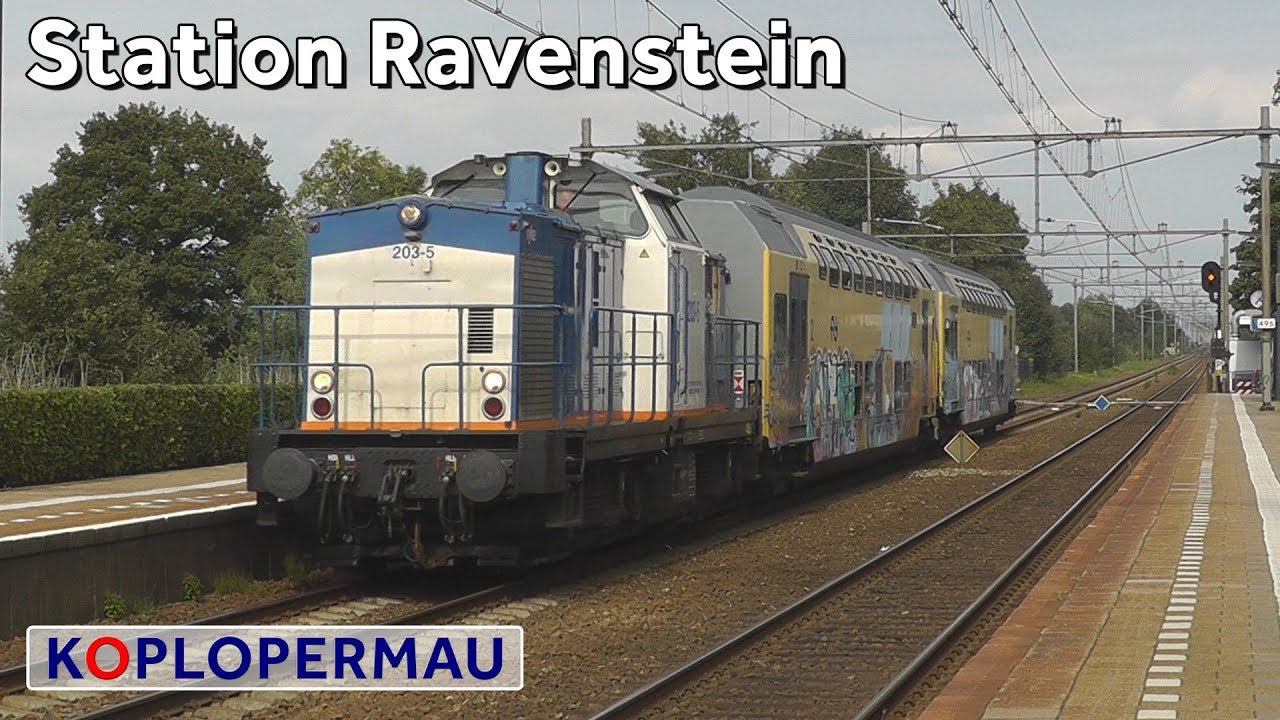 Treinen op station Ravenstein (treinen compilatie)