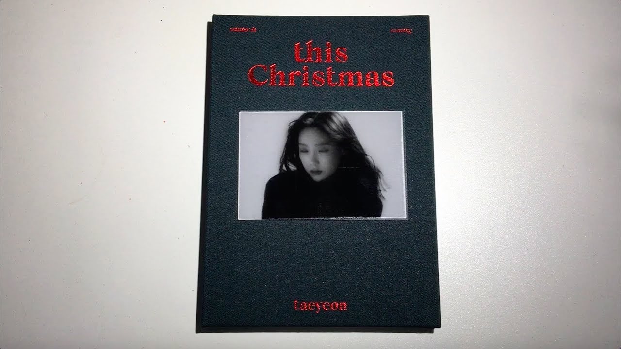 ♡Unboxing Taeyeon 태연 Winter Mini Album This Christmas: Winter is Coming♡