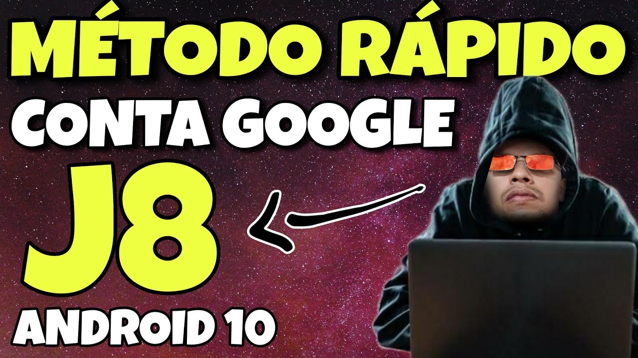 como remover conta google J8 Android 10 Método mais Rapido e Facil