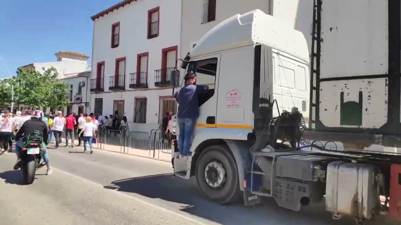 Recibimiento de las reses bravas en Arroyo del Ojanco. Fiesta de San Marcos (23.04.23)