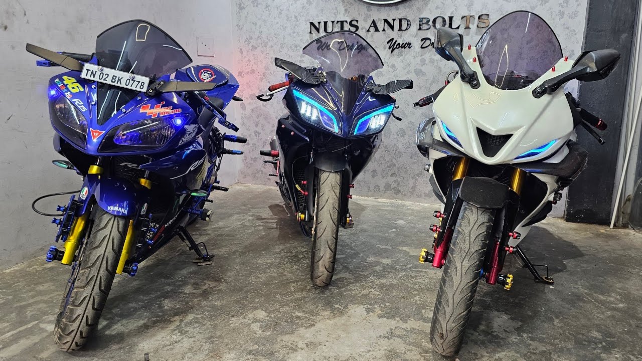 YAMAHA R15 V1,V2 V3 & V4 IMPORTED ACCESSORIES, BODYKIT, PAINTING,LIGHTS | Nutsandbolts | ARK Diaries