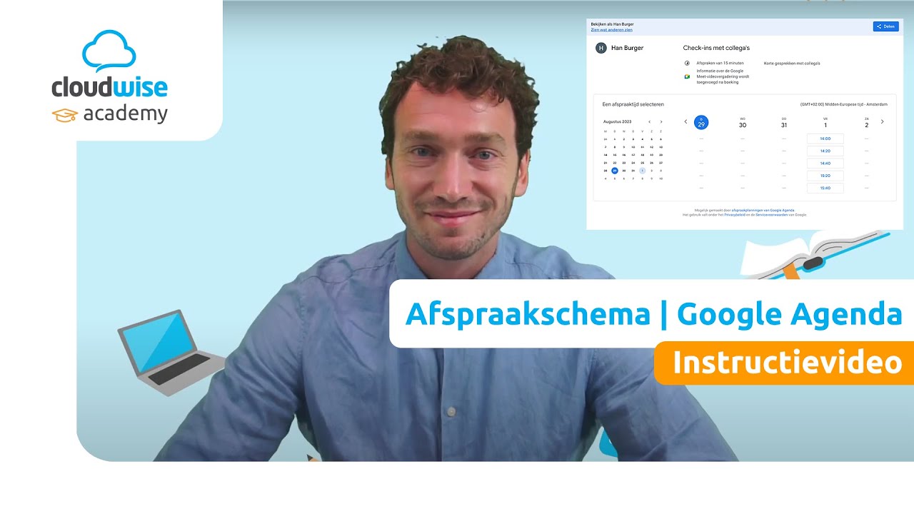 Afspraakschema in Google Agenda