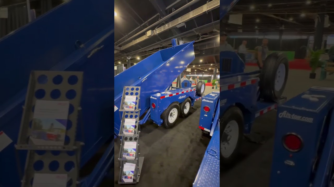 Air tow hydraulic trailers