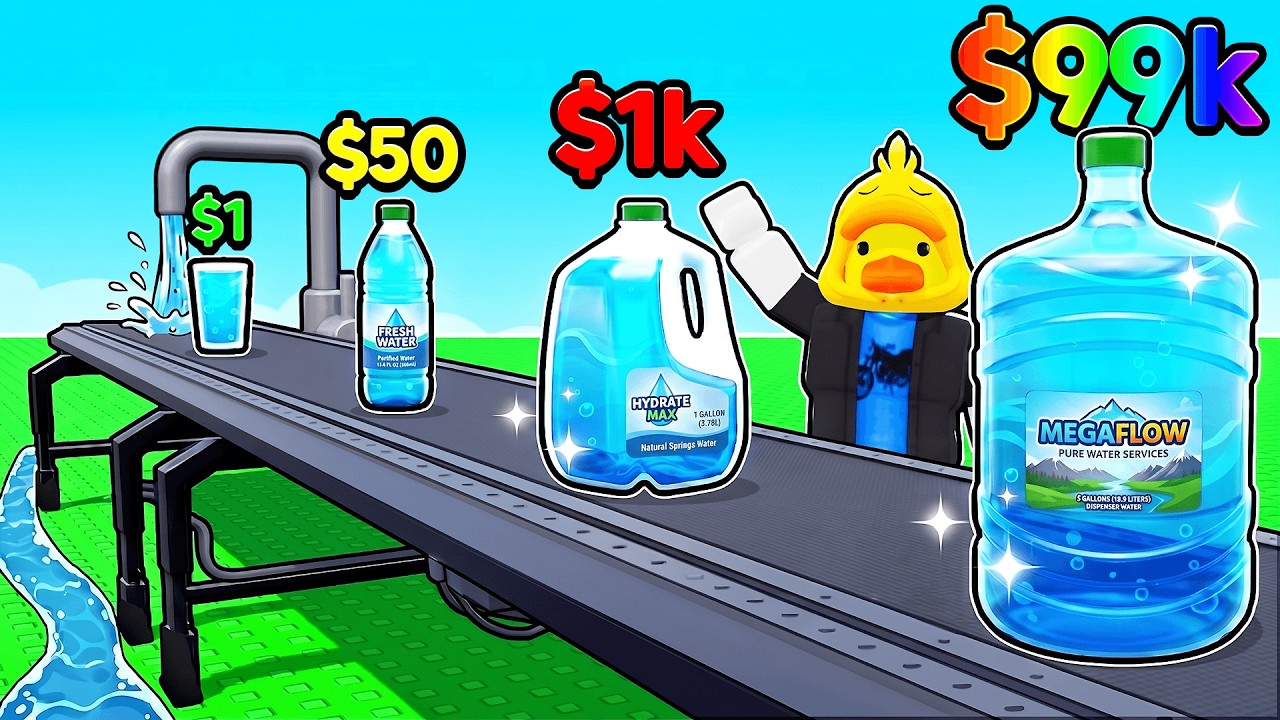 Я заработал МИЛЛИОНЫ на продаже воды в Roblox Fill a Tank!
